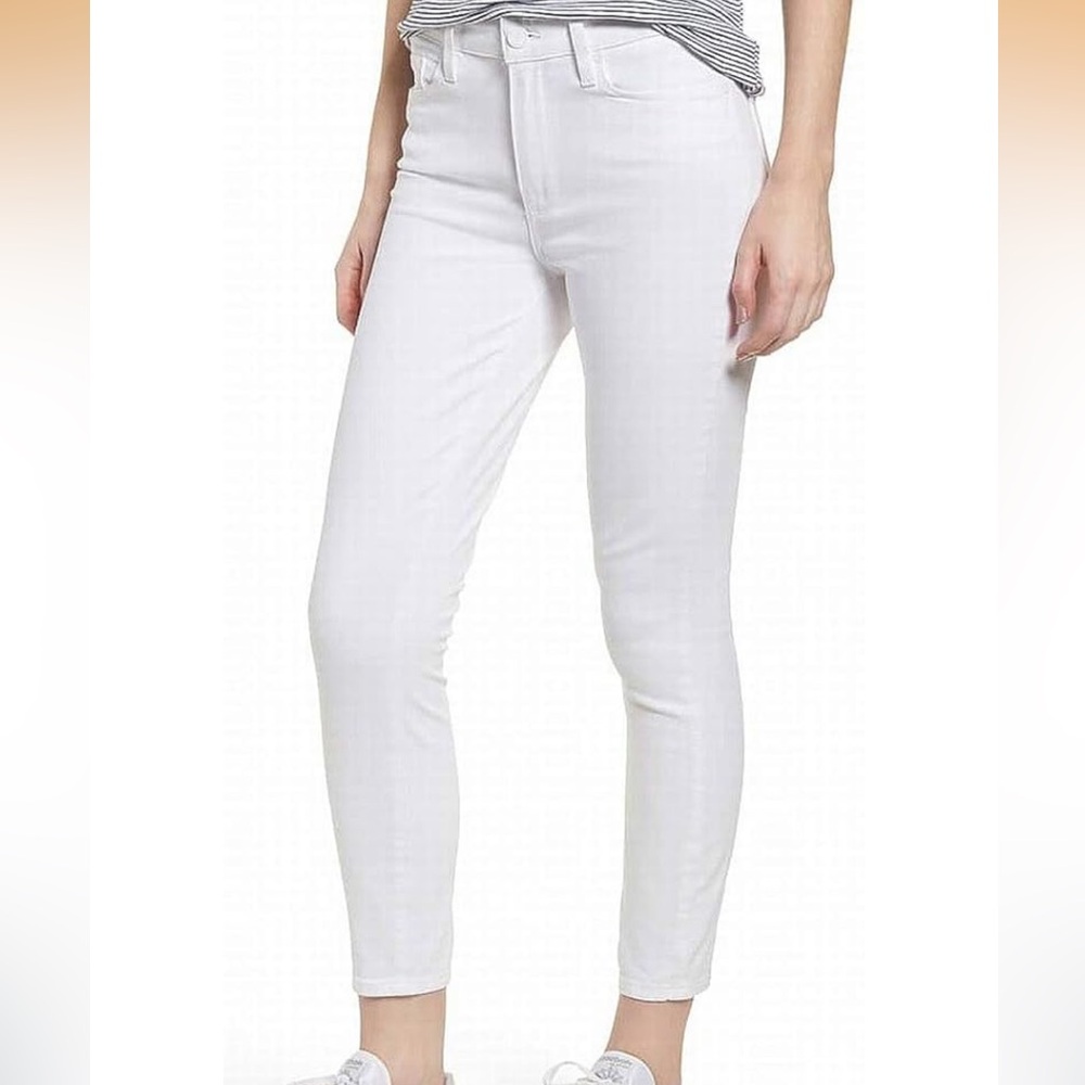 PAIGE Hoxton Ankle white denim